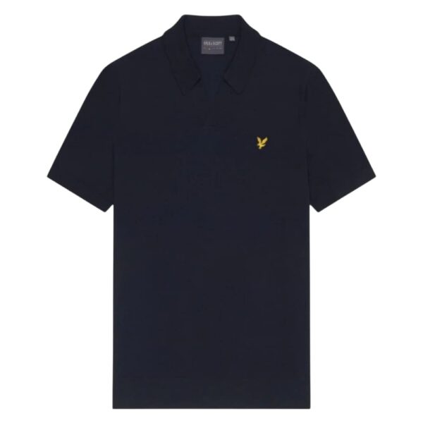 Lyle & Scott Riviera Collared Dark Navy Polo
