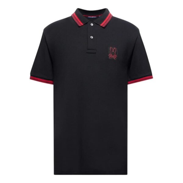 Psycho Bunny Pierce Black Polo