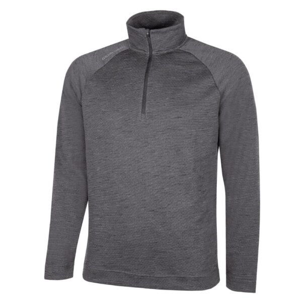 Galvin Green Dion Black Melange Golf Mid Layer
