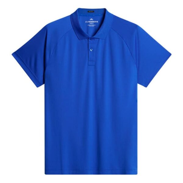 J.Lindeberg Sola Regular Fit Club Blue Polo