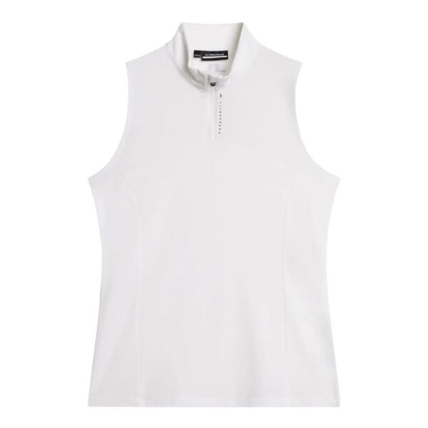 J.Lindeberg White Tiana Sleeveless Top