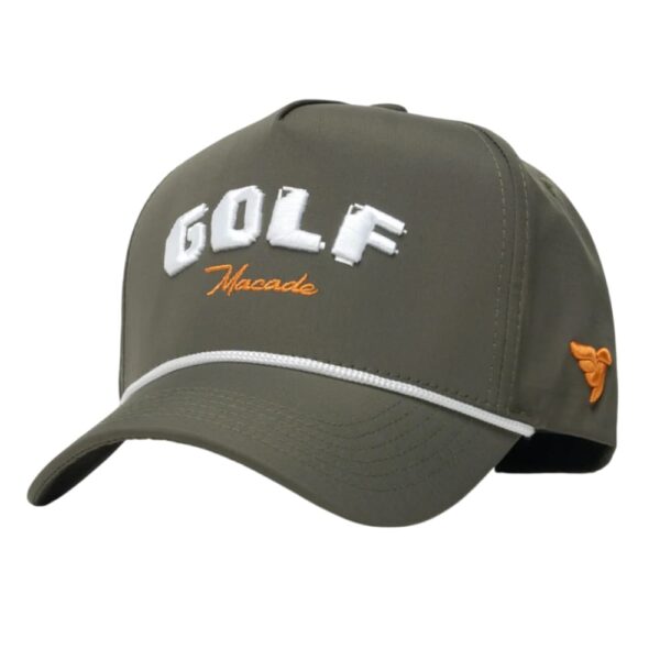 Macade Olive Crossover Rope Snapback