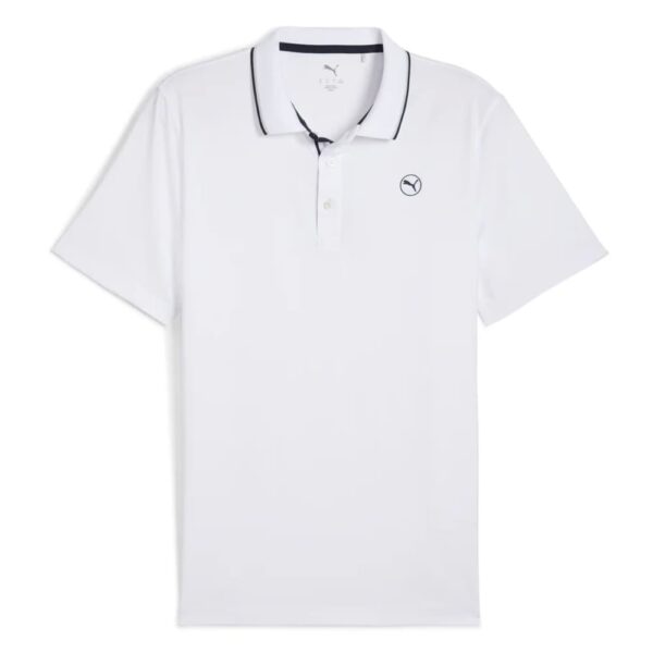 Puma MATTR Elevated Solid White Glow Polo
