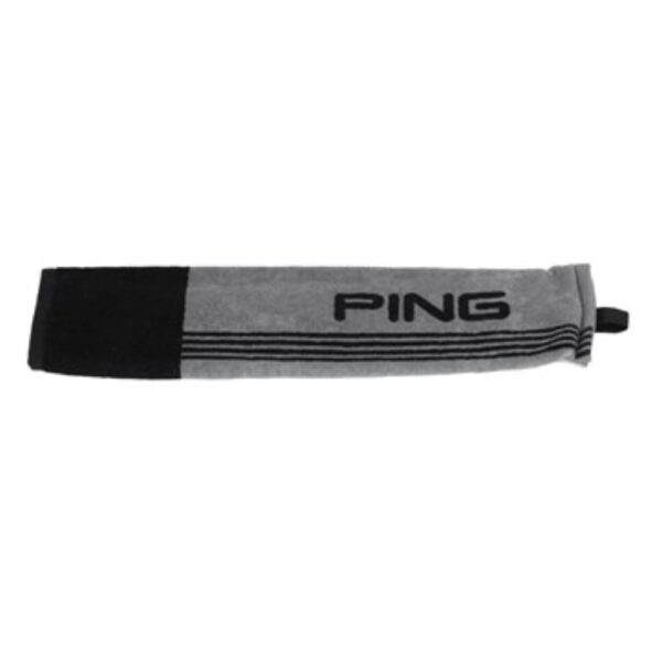 Ping Tri-Fold Towel Grey/Black
