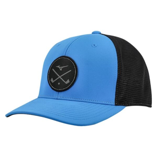 Mizuno Crossed Clubs Blue Mesh Cap