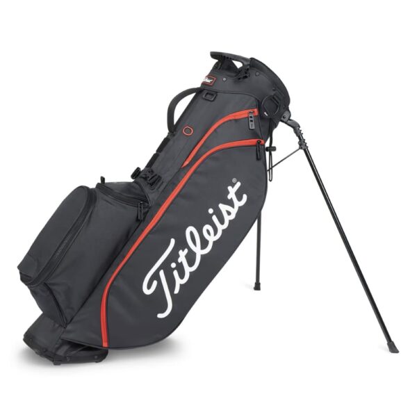 Titleist Players 4 Black/Black/Red Stand Bag