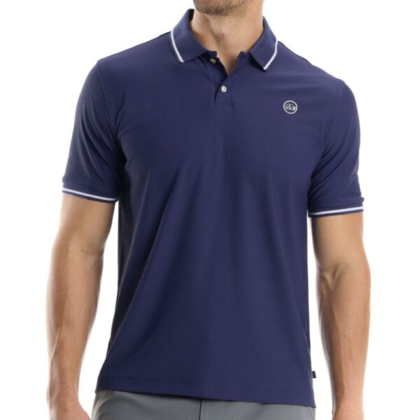 Good Good Midnight Textured Polo