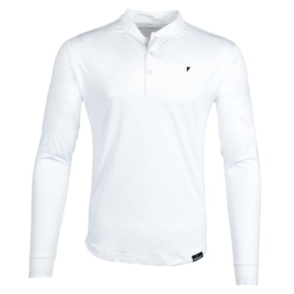 Primo White Long Sleeve Blade Polo