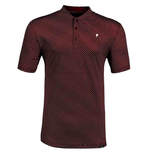 Primo Maroon Chevron Blade Polo