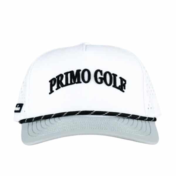 Primo White Serif Two Tone Cap