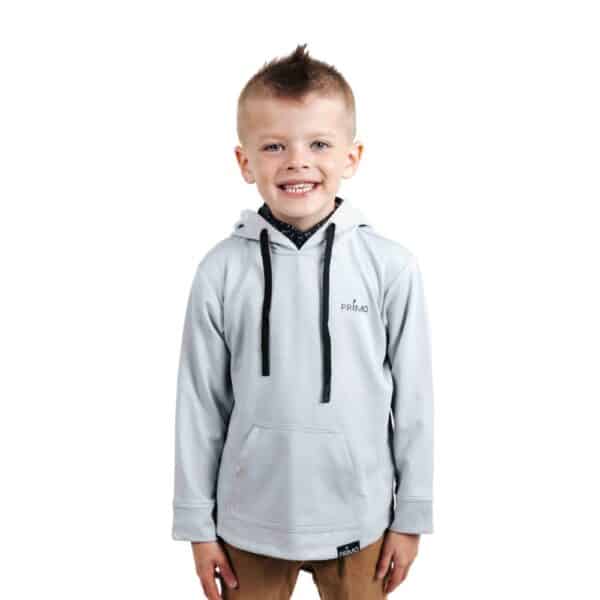 Primo Youth Boy's Light Gray Hoodie