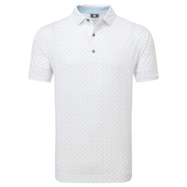 Footjoy EU Flower Bud Foulard White Polo