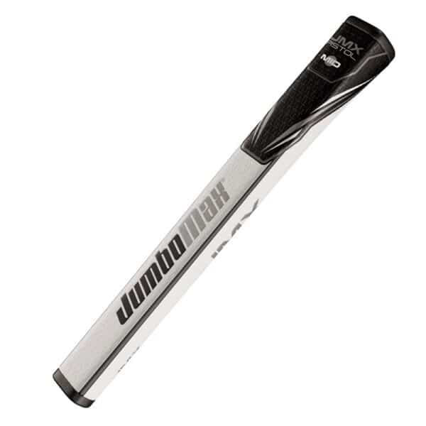 JumboMax JMX Pistol Mid Black/White/Silver Putter Grip