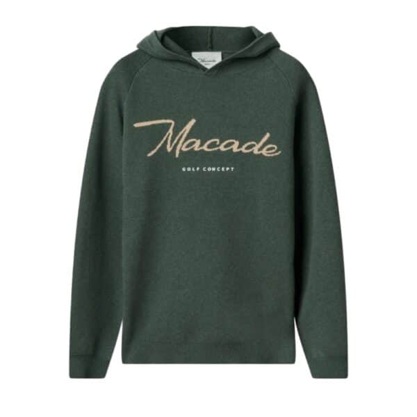 Macade Green Signature Knit Hoodie