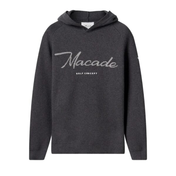 Macade Grey Signature Knit Hoodie