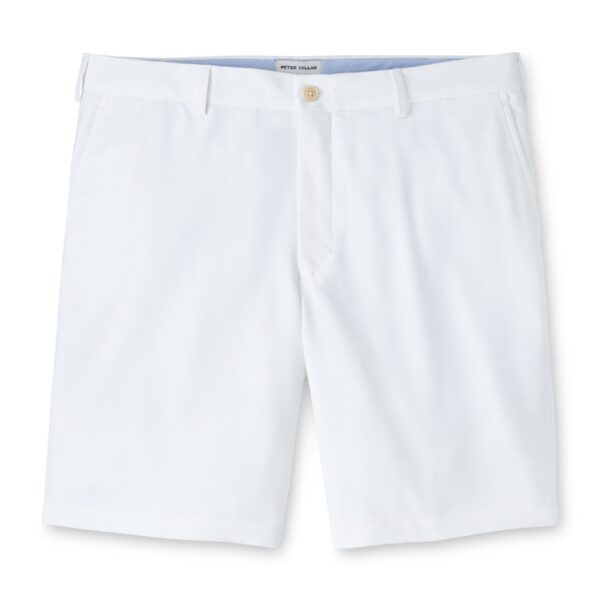 Peter Millar Salem Performance White Shorts